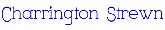 Charrington Strewn font